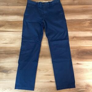 Banana Republic Pants Mens 33x32 Navy Blue Straight Fit Rapid Movement Chino